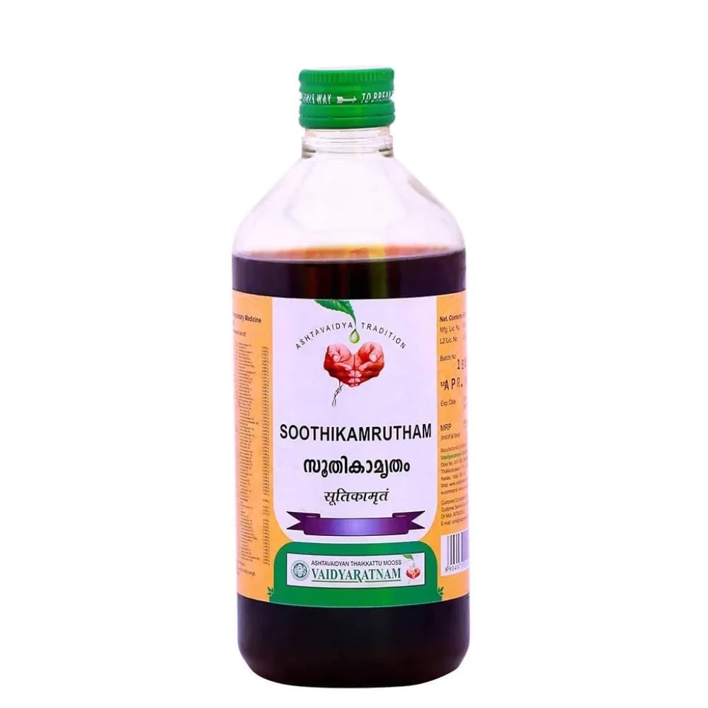 Vaidyaratnam Soothikamrutham, 450 ml-1.webp